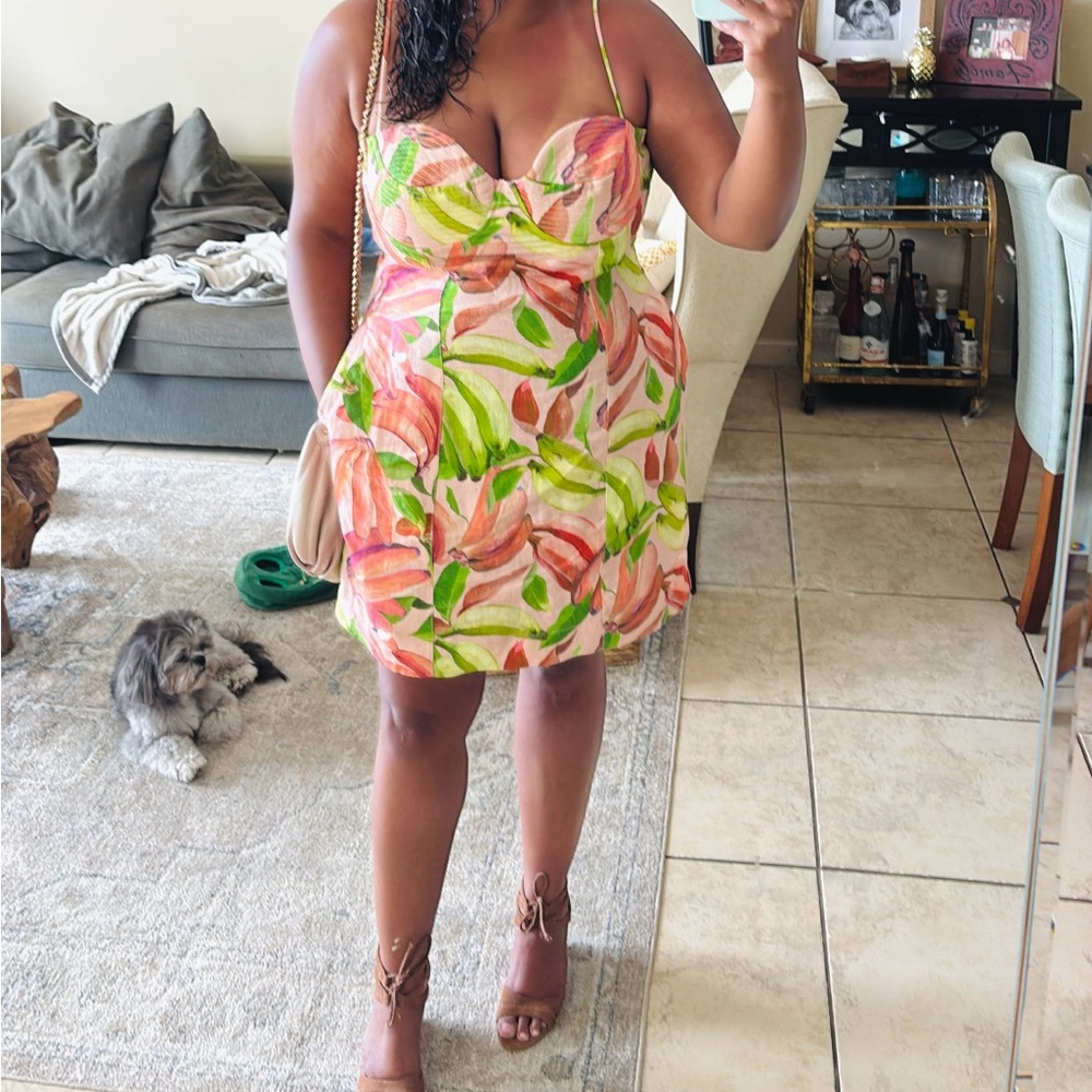 Farm Rio Mini Banana Dress - Picture 4 of 5